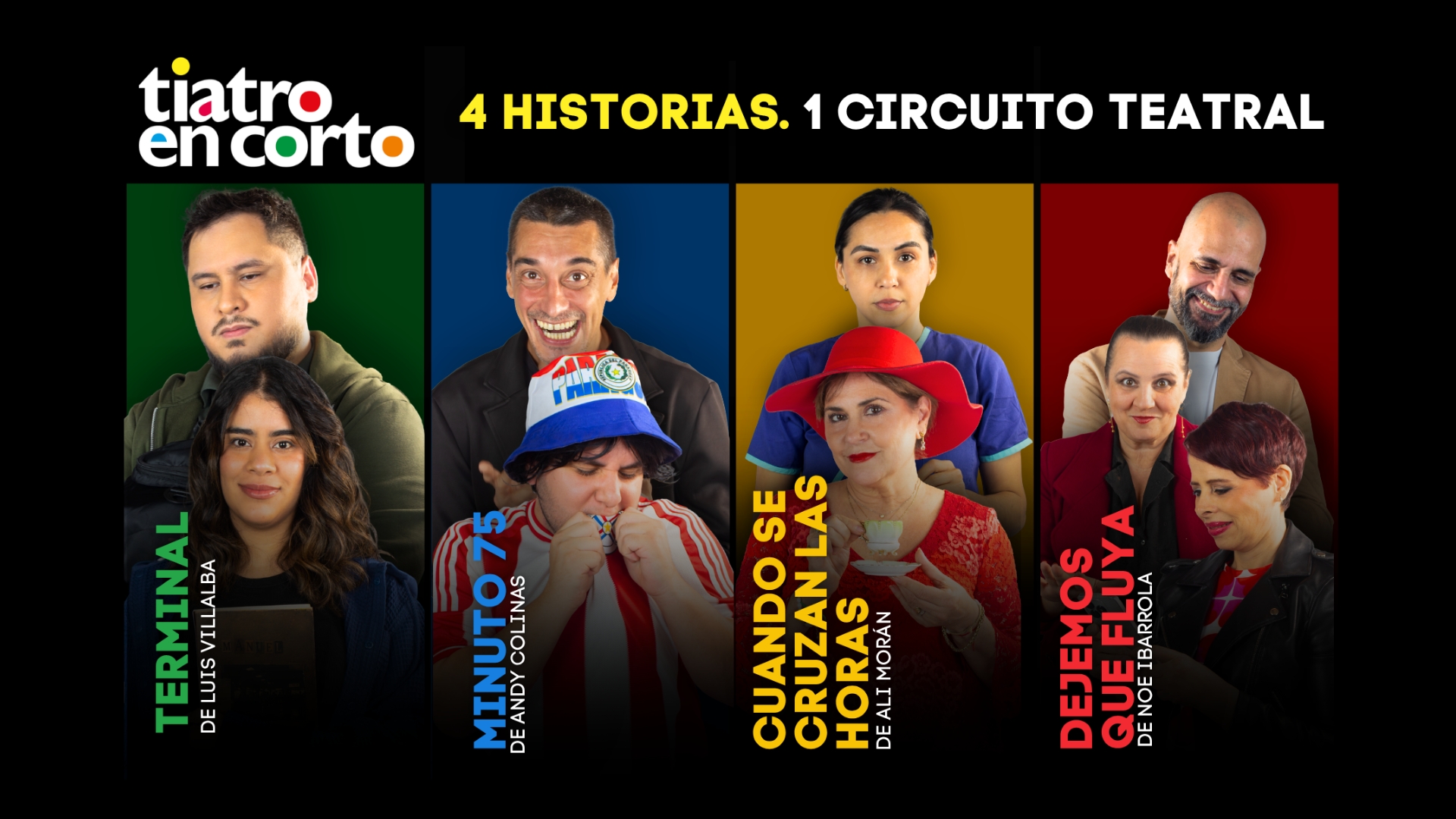 Tiatro en corto - 4 obras en 1 circuito