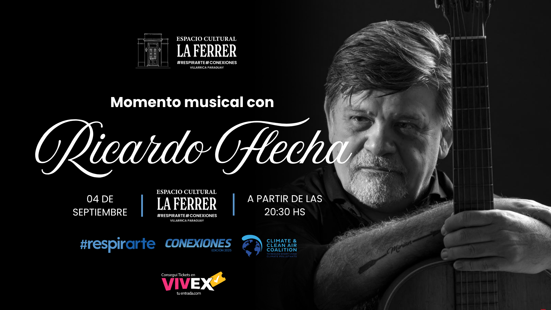 RICARDO FLECHA EN VILLARRICA - CENTRO CULTURAL LA FERRER