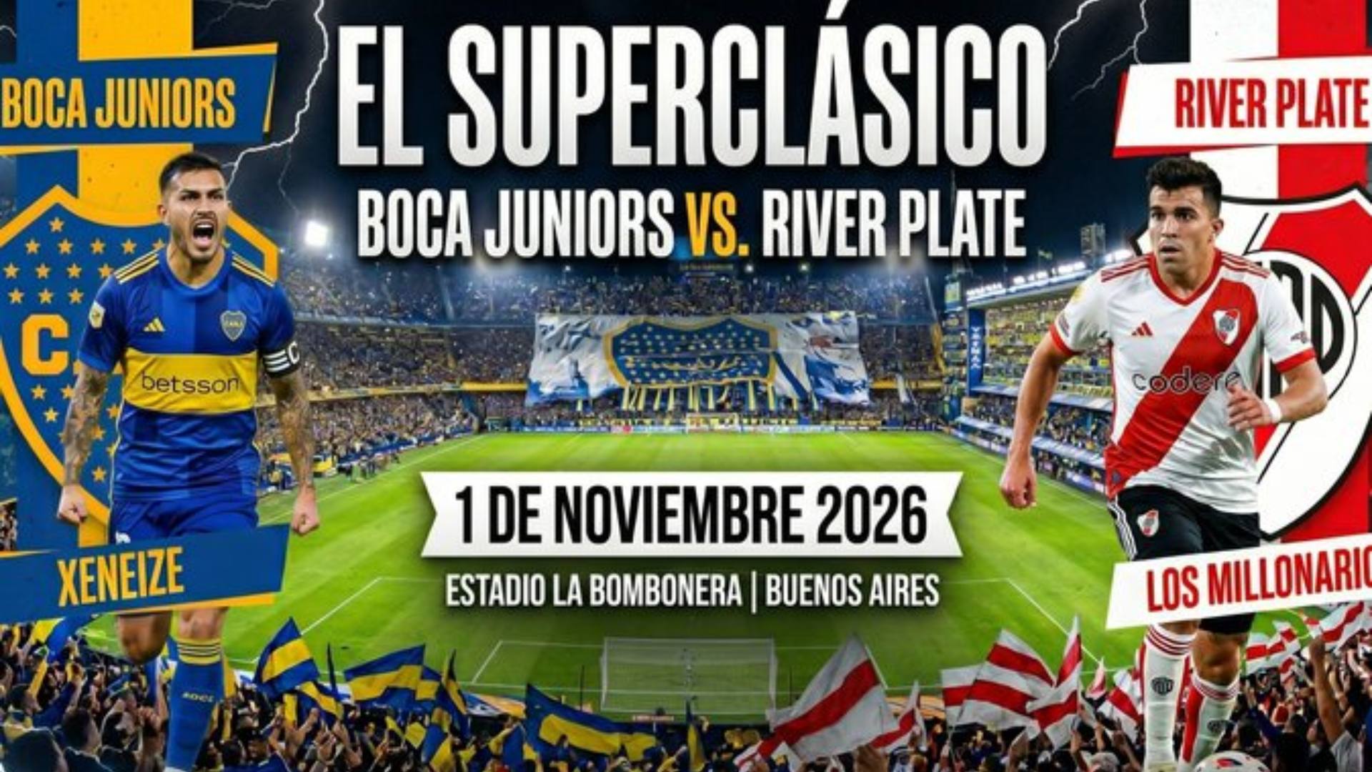 SUPERCLASICO BOCA JUNIORS VS RIVER PLATE