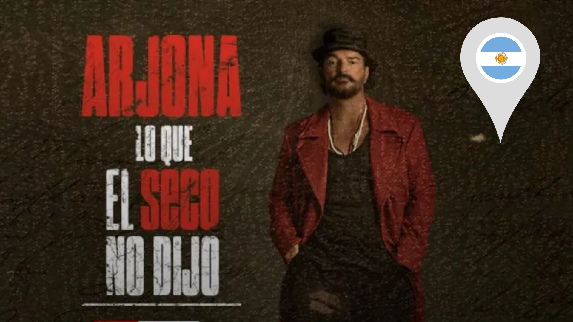 RICARDO ARJONA EN ARGENTINA - Movistar Arena - Bs As,  07, 11, 12, 17 y 18 de mayo 2026